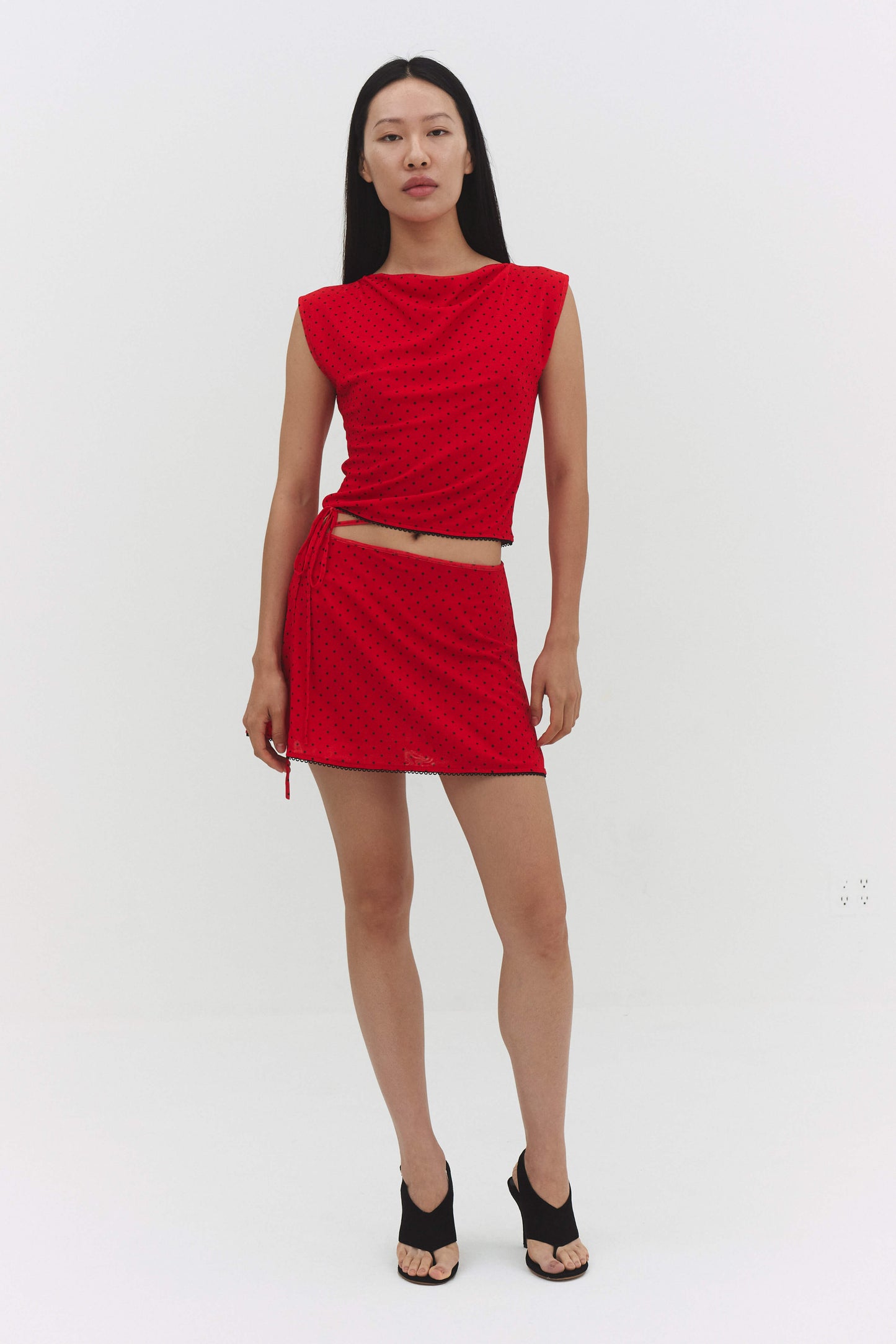 YARA SKIRT IN RED